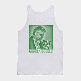 andrea bocelli - green solid style Tank Top